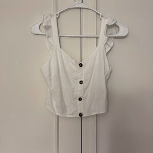 Monteau Los angeles white size small tank top.